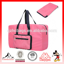 Bolsa de viaje plegable de fin de semana Bolsas de lona plegables y sencillas